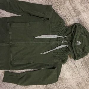 Lululemon campfire hoodie green size 6